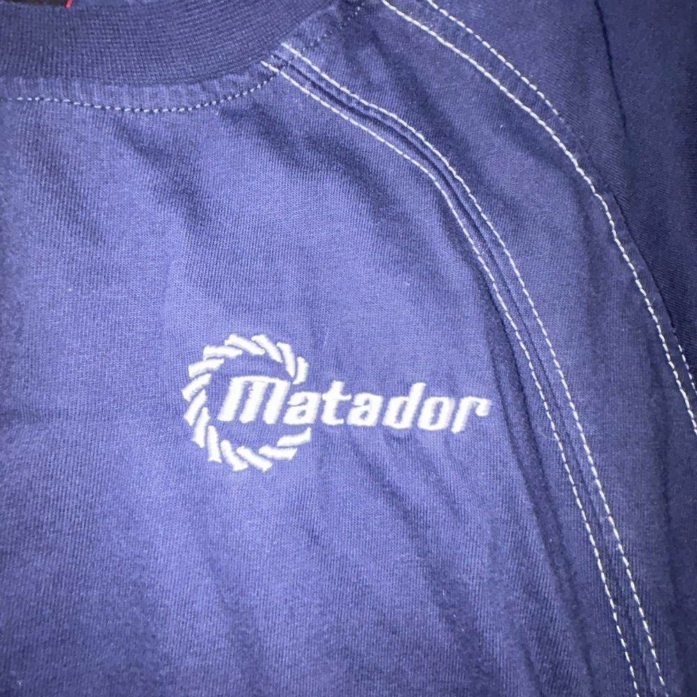 Ariat FR Shirt Mens Large Work Flame Resistant Workwear Utility Blue Long Sleeve - Picture 3 of 10